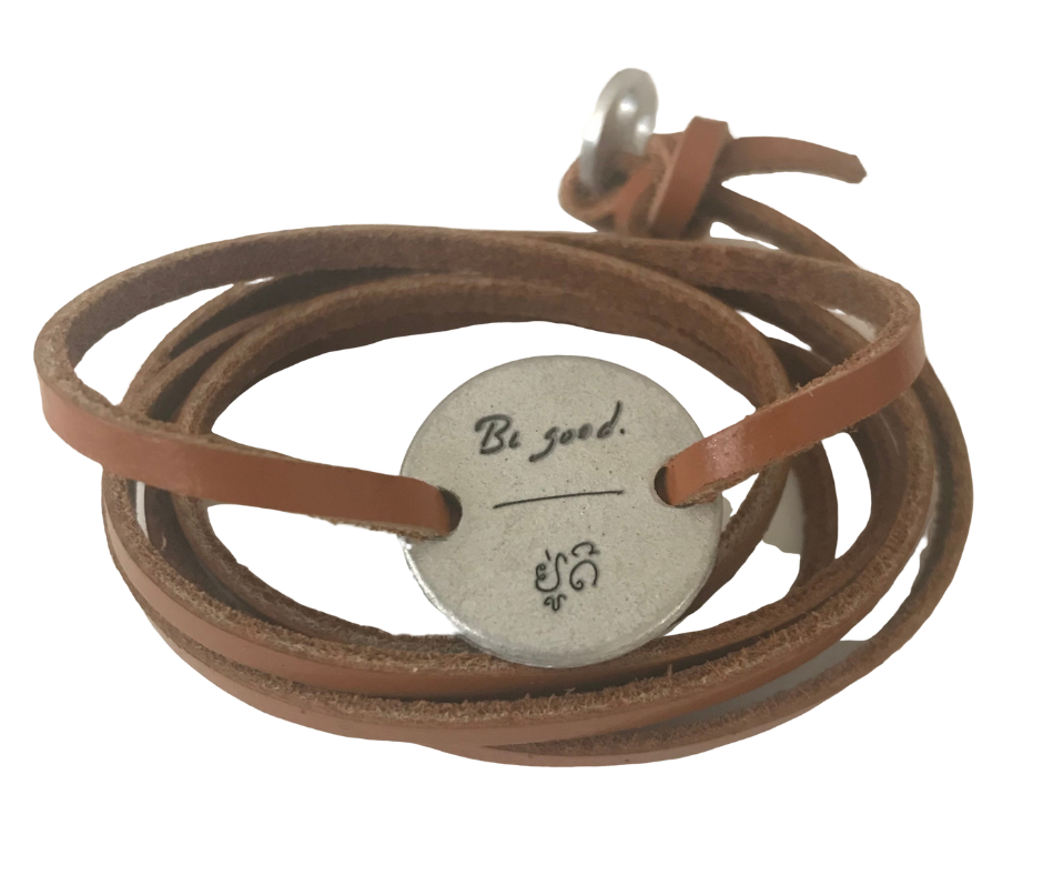 Article 22 + Be Good Leather Coin Wrap Bracelets