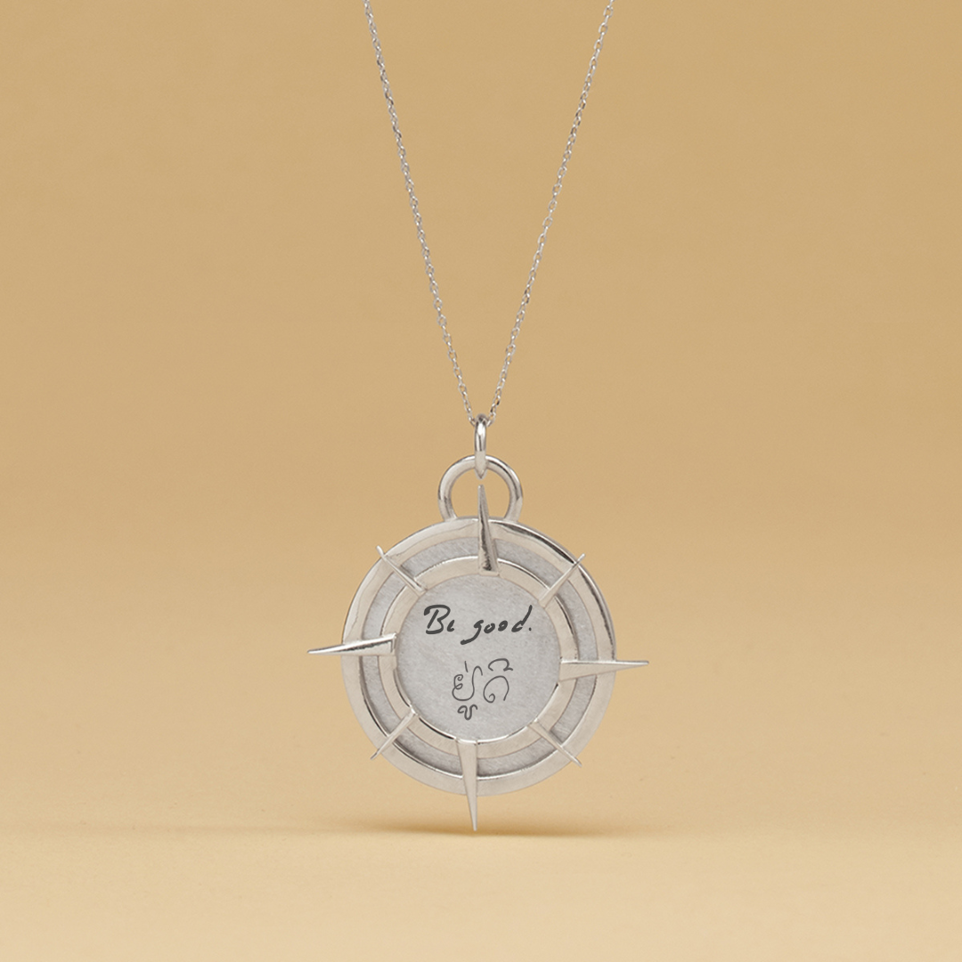 Article 22 Compass Pendant - in Silver & Gold Options