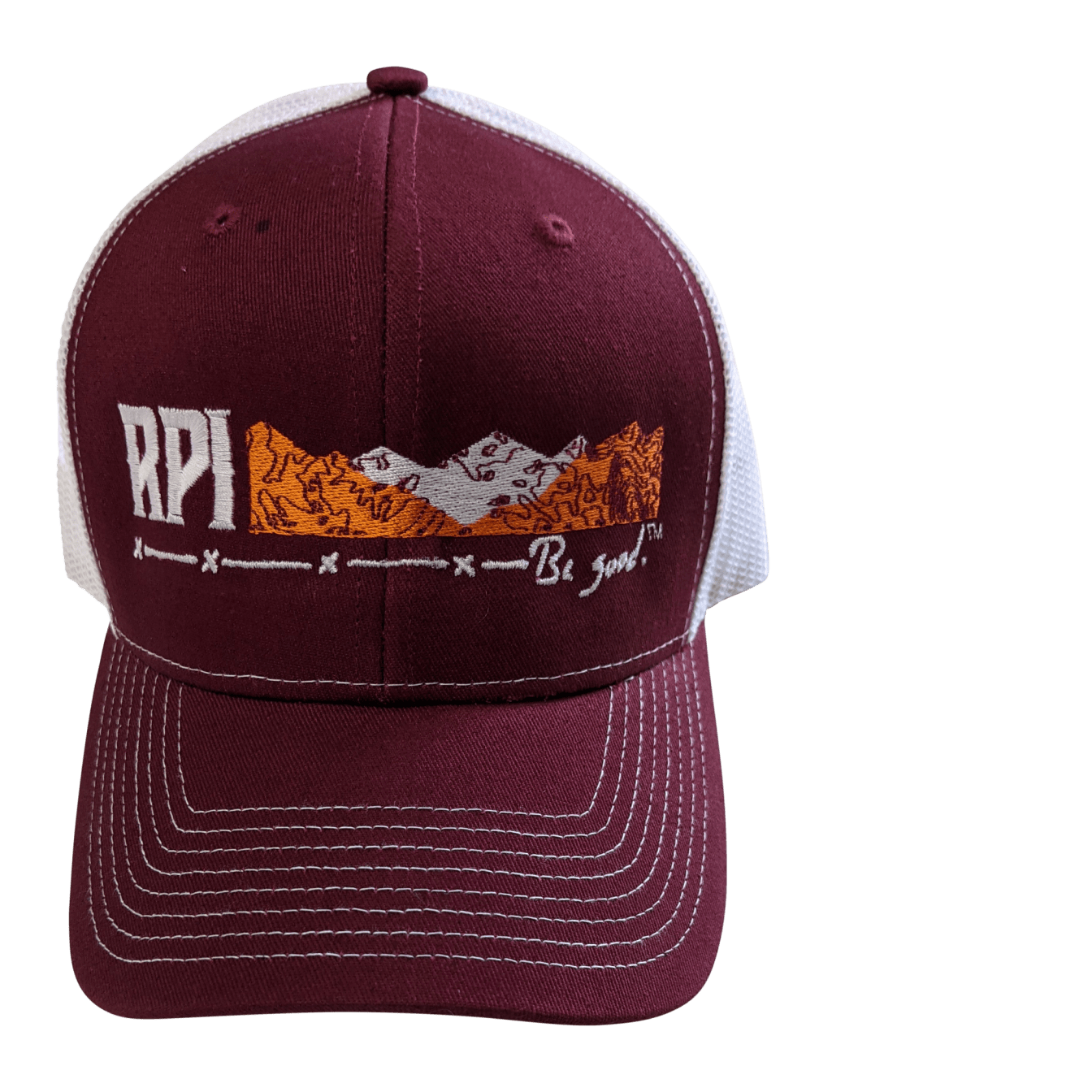 RPI Idaho  Classic Trucker Hat - Maroon/White