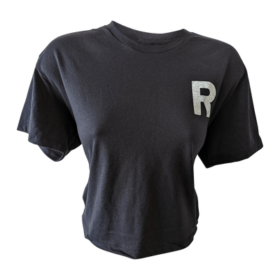 "R" is for Rusch Ladies' Crop Tee